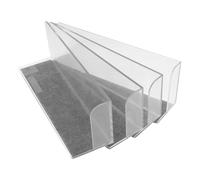 Kisangel 4pcs Plastic Magnetic Shelf Dividers Retail Shelf Separators for Convenience Store Goods Organization and Display