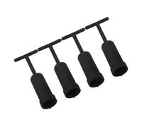 Kisangel 4pcs Plastic Socket Removal Tool for Lamp Holder Collar Rings and Multifunctional Light Socket Ring Wrench for Lamp Shade Disassembly and Quick Repair