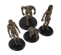 Kisangel 4pcs Primitive Human Evolution Models Plastic Figures for Classroom and Home Education Detailed Simulation Man Figurines for Interactive Learning and Display