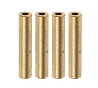 Kisangel 4Pcs Refrigerator Door Copper Pipe Springs Replacement Set, Straight Soft Copper Tubing Repair Connectors for Fridge Door Mechanism, Compatible Refrigerator Spare Components