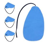 Kisangel 4pcs Saxophone Care Cloth for Cleaning Musical Instruments Made of Artificial Suede, Reusable and Easy to Carry Cleaning Tool for Saxophone and Flute Storage and On-the-go Use