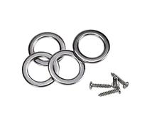 Kisangel 4pcs Silver Lr Bass Tuning Pegs Machine Heads Tuners for Electric Bass Essential Replacement Durable and Reliable