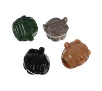 Kisangel 4pcs Small Squeeze Turtle Toy Stress Relief Animal Fidget Sensory Toy Retractable Head