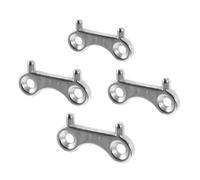 Kisangel 4pcs Stainless Steel Boat Gas Tank Keys Fuel Cap Opener Corrosion Resistant for Yacht Deck Fill Replacement