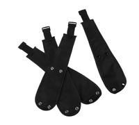 Kisangel 4pcs Stroller Crotch Safety Rings Belt Convenient Strap Pad for Indoor Outdoor Use Protection