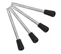 Kisangel 4pcs Threaded Revolving Crank Handles Carbon Steel Long Arm Handwheel Knobs for Lathe Machine Woodworking Replacement Parts with Precision Control and Easy Installation