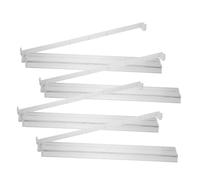 Kisangel 4pcs Transparent Mahjong Rack with Pusher Modern Plastic Tile Holder for Seniors and Enthusiasts Travel-friendly Organizer for Competitive and Casual Play