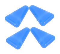 Kisangel 4pcs Triangle Silicone Tuning Fork Holder Stand Base Non-slip Tips Replacement for Musical Instrument Accessories