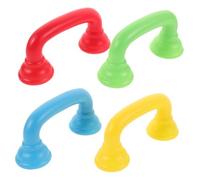 Kisangel 4pcs Whisper Phones for Language Development Bright Plastic Handsets in Yellow Green Blue Red Portable Phones for Auditory Feedback Pronunciation Practice and Group Play