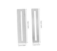 Kisangel 5 Pairs Heavy Duty Metal Fretboard Shield Bass Guitar Fingerboard Protector for Fretboard Maintenance Durable Resistant Guitar Luthier Tool Easy to Use and