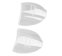 Kisangel 5 Pairs Safety Glasses Side Shields - Clip-On Protective Eyewear Side Guards, Clear Universal Eye Protection for Laboratory, Workshop, and Industrial Workplace