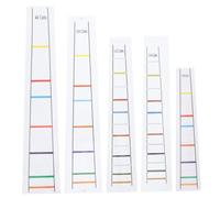 Kisangel 5-piece Cello Fretboard Stickers for Beginners Intonation Markers for 1/8 1/4 3/4 Sizes Easy-to-read Decals for Children and Adults Practicing Cello