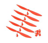 Kisangel 5 Sets Plastic Propeller for Model Airplane and Helicopter DIY Aircraft Parts Balanced Design for Stable Flight Replacement for Outdoor Flying Science Projects and Model