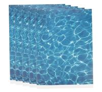 Kisangel 5 Sheets Artificial River Tile Sheet with Ripple Water Effect, Plastic Basing Materials for Sand Table Model Diy, Easy-install Decorative Scenery for Handmade Miniatures