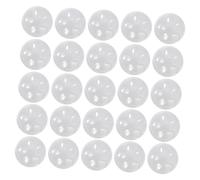 Kisangel 50pc Toy Noise Maker Inserts for Pet Toys 28mm Replacement Accessories for Dog Chew and Stuffed Animals Random Two Hole Types