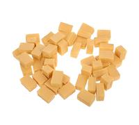 Kisangel 50pcs Mini Hay Bales for Craft Decoration Plastic Miniature Hay Bales for Dollhouse Garden and DIY Autumn Decor Safe Farm Play Accessories