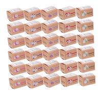 Kisangel 50pcs Scale Miniature Packing Boxes for Small Business Packaging and Dollhouse Displays with Cartoon Fruit Designs Avocado Grape Strawberry Blueberry Peach