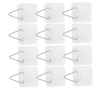 Kisangel 50pcs White Small Disc Self-Adhesive Wall Hooks for Photo Frame and Plate Hanging, Invisible Sticky Picture Frame Hangers for Wall Art Display in Home