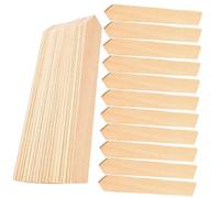 Kisangel 50pcs Wooden Plant Labels for Garden Plant Markers with Pointed Design Easy Insert Identification Tags for Flower Shops and Nurseries