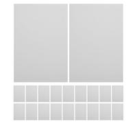 Kisangel 50sheets A4 Puzzle Saver Peel and Stick - White Self-Adhesive Puzzle Sticker Sheets - Glue Sticker Preserve Your Jigsaw, Clear Jigsaw Saver