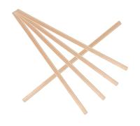 Kisangel 5Pcs 30Cm Miniature Dollhouse Wood Trim Molding Set, DIY Tiny House Wall Border Strips for Dollhouse Decoration and Furniture Accessories