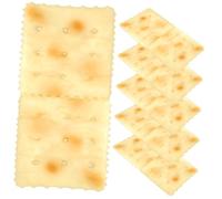 Kisangel 5Pcs Artificial Biscuit Decor Photo Props Realistic Fake Biscuits for Kitchen Display Teaching Tools and Desktop Decoration