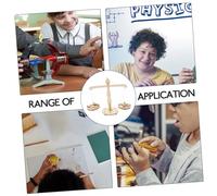 Kisangel 5pcs Balance Scales Science Experiment Kit for DIY Stem Learning with Portable Design Enhances Critical Thinking for Home and School Science Activities