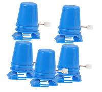 Kisangel 5pcs Blue Wind Up Movement for Clay Craft DIY Clockwork Walking Mechanism Accessories for Plaything and Clay Making