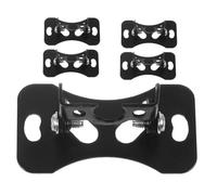 Kisangel 5Pcs Car Rear Camera Mounting Bracket Adjustable Angle License Frame Holder Backup Rear View Dash Cam Support Black