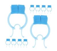 Kisangel 5pcs Foam Nose Clip for Swimming and Breathing Training Plastic Nasal Pinchers for Nosebleed Stopper and Nose Fixation Blue Household Nasal Clips for Lung Exercise