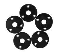Kisangel 5pcs Guitar Jack Plates Smooth Surface Output Socket Plates for Electric Guitars Basses Durable Design for Easy Installation Noise Reduction Enhanced Efficiency