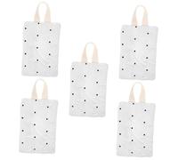 Kisangel 5pcs Hanging Tissue Bag Portable Wipe Dispenser Storage Bag Refillable Wipe Holder for Travel Reusable Wet Tissue Dispenser for Car Use
