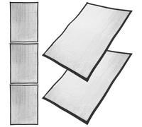 Kisangel 5pcs Heat Mat for Snakes Small Heat Mat for Spiders Portable Heating Pad for Lizard Hermit Crab Heater Lizard Heater Pad for Terrarium Silver