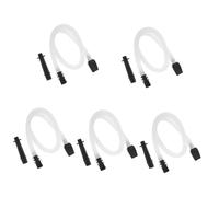 Kisangel 5pcs Melodica Replacement Tube Accessory Flexible Melodica Part Lightweight Durable Soprano Mouthpiece Tube for Students Beginners Adults