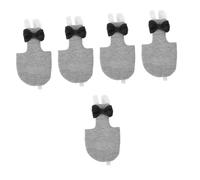 Kisangel 5pcs Parrot Bird Flight Suit Decorative Bird Diapers for Pet Easy Wash