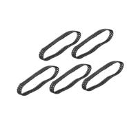 Kisangel 5pcs Rubber Tank Tracks Replacement for Remote Control Robot Model DIY Track Replacement Non-slip Traction for Rc Tank Chassis Building