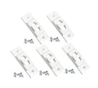 Kisangel 5pcs Safety Locks with Light Covers Durable Protective Guards for Home Wall Panel Prevent Accidental Electric Shocks Childproof Switch Protection Essential Safety