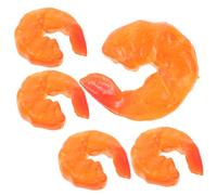 Kisangel 5pcs Simulation Shrimp Model Realistic Animal Figurines for Educational Learning Storytelling Pretend Play Prank Props and Natural Science Exploration