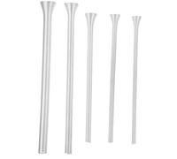 Kisangel 5pcs Spring Tube Benders High-Density Steel Bend Pipe Tool for Thin Wall Steel Tubing Preventing Tube Collapse for HVAC Plumbing Use