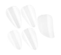Kisangel 5pcs Transparent Pipa Finger Protectors for Guitar Ukulele Lute Banjo Durable and Comfortable Picks for Professional Performance for Adults