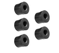Kisangel 5pcs Trombone Rubber End Caps Slip-on Design for Easy Installation Sturdy Black Rubber Trombone Bumpers and Repair Tools Kit and Enhancing Performance