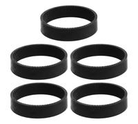 Kisangel 5pcs Vacuum Cleaner Drive Belt Compatible with Kirby Wear-resistant Flat Replacement for Carpet Brush Roll and Floor Nozzle Quiet Running Appliance Accessory