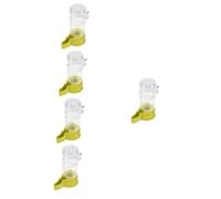 Kisangel 5pcs Water Dispenser for Birds Bird Drinkers for Cages Automatic Water Feeder Safe for Parrots and Small Animals