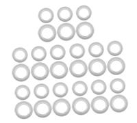 Kisangel 5sets Bird House Nest Box Hole Guards Metal Circle Guards for Bird Houses Replacement Parts 6pcs*5