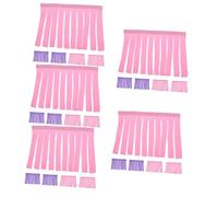 Kisangel 5sets Pet Supply Guinea Pig Hideout Door Hamster Hammock Door Tassel Curtain Small Pet Accessory 4pcs*5