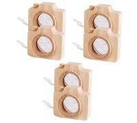 Kisangel 6 pcs Miniature Wood Kaleidoscope Cameras for Educational for Birthday Party Favors Inspire Exploration and Learning with Decorative Accessories Design for Endless Fun
