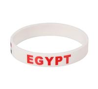 Kisangel 6 Pcs Silicone Country Wristband Bracelets Country Flag Design, Comfortable One Size Fits Most, Football Party Decor for Games and International Matches