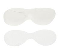 Kisangel 600pcs Disposable Eye Masks for DIY and Beauty Salon Use, White Fabric Eye Pads, Light and Thin Skincare Mask Papers, Fit Well the Skin, for Moisturizing and Facial Care