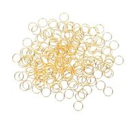 Kisangel 600pcs Mens Key Ring Iron Round Split Rings with Simple Design Not Easy to Rust and Stay Closed Tightly for Car Keys and Bags Pendant for Everyday Use