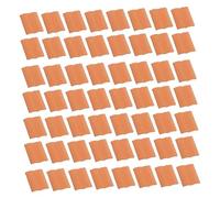 Kisangel 60pcs Miniature Roof Tiles for DIY Micro Architecture and Dollhouse Crafting Lightweight Decorative Tiles for Micro Landscape Diorama Creative Building Material for Spaces